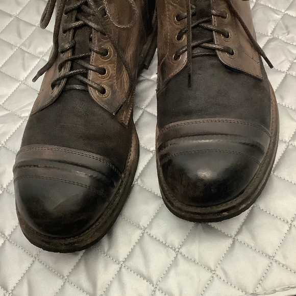 Dolce & Gabbana Brown Factory Worn Look Leather Men's Ankle Boots, Size 9 - Picture 6 of 16